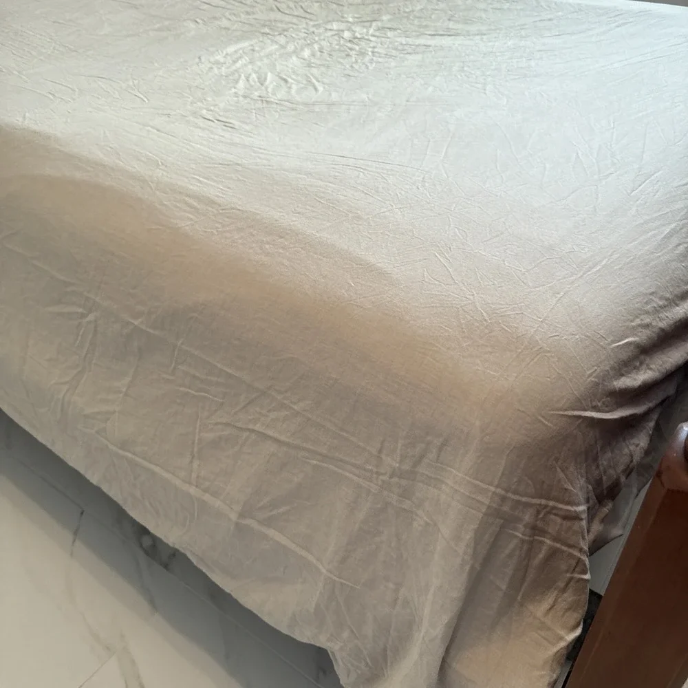 Parachute Duvet Cover Cotton Cashmere Blend Beige KING California Minimalist